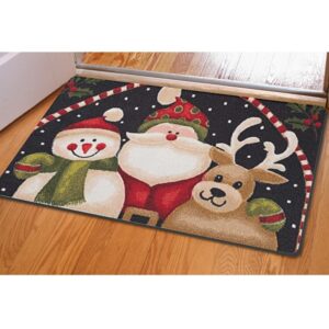 Jeiento Kitchen Floor Comfort Mat Non Slip Standing Mats Kitchen Runner and Rug Waterproof Cushioned Kitchen Rug Christmas Santa,Snowman,Reindeer