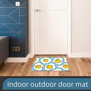 VBFOFBV Bathroom Rugs Absorbent Bath Mats for Bathroom Kitchen Bath Rugs Indoor Outdoor Area Rugs, Cartoon Poached Egg