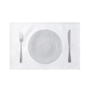 sublimation blank white placemats wedding party linen placemat dining table place mat for kitchen table set of 8