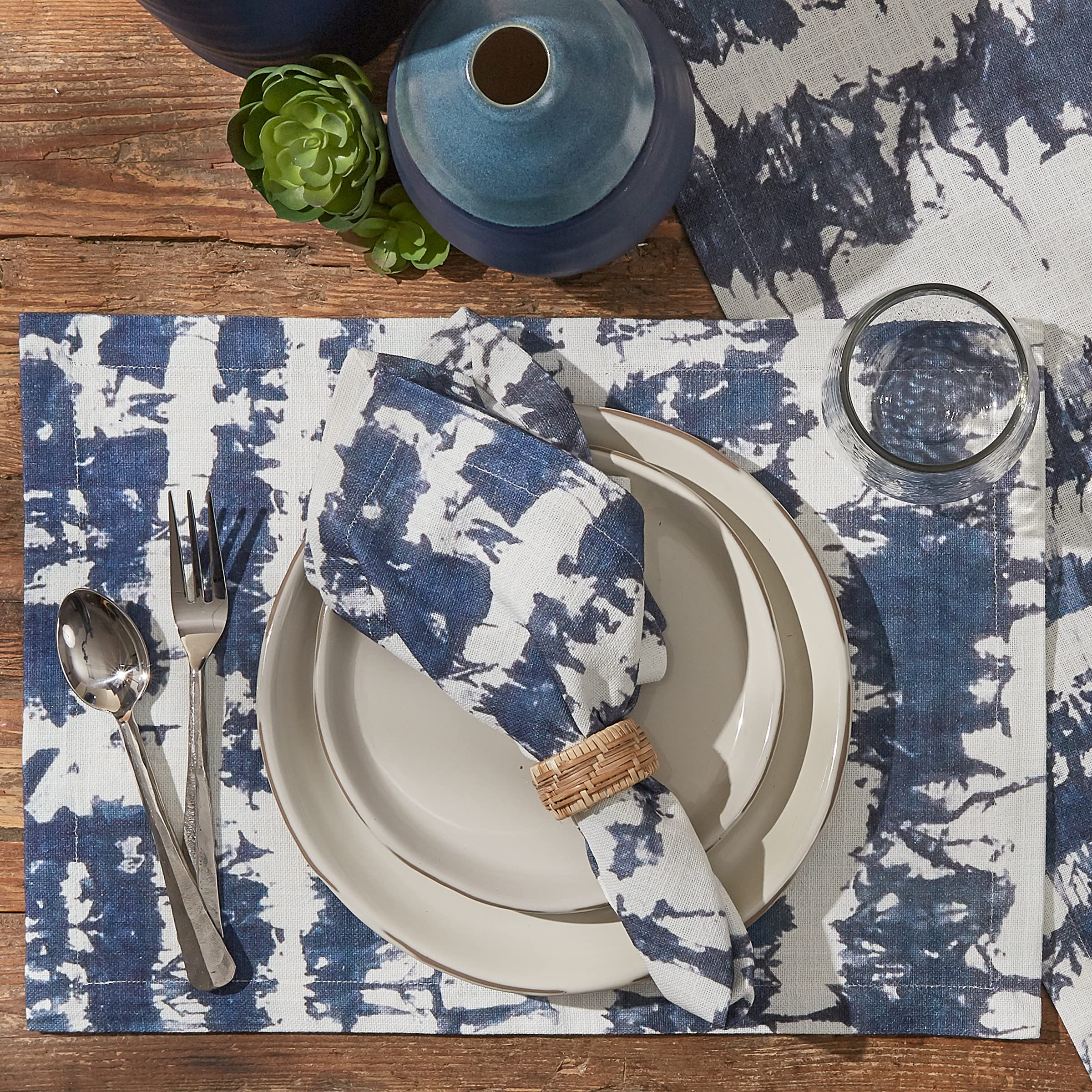 Split P Indigo Printed Placemat Set of 4