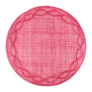 juliska tuileries garden placemat - pink