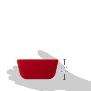 Lodge BOLD Silicone Assist Handle Holder - Dishwasher Safe Hot Handle Holder Upgraded Design for Lodge BOLD Products Only - Heat Protection Up to 450° - Vibrant Red