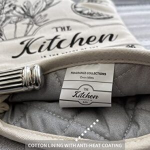 6 Pack Kitchen Line Set 2 Oven Mitts 2 Pot Holder 2 Washclothing Gift Set