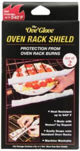 ove glove oven rack shield, one size, yellow