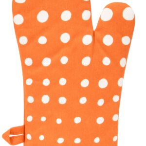 Blue Q Oven Mitt, Fuck, I Love Cheese. Super-Insulated Quilting, Natural-Fitting Shape, 100% Cotton, Orange, 12.5" h x 7.5" w