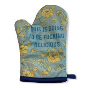 this is going to be f*cking delicious oven mitt funny cooking chef graphic baking glove funny graphic kitchenwear funny food novelty cookware multi oven mitt