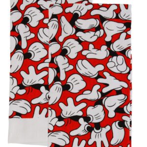 Disney 100% Cotton Kitchen Towels, 2pk, Perfect for Drying Dishes & Hands, Absorbent, Light Weight, and Adorable