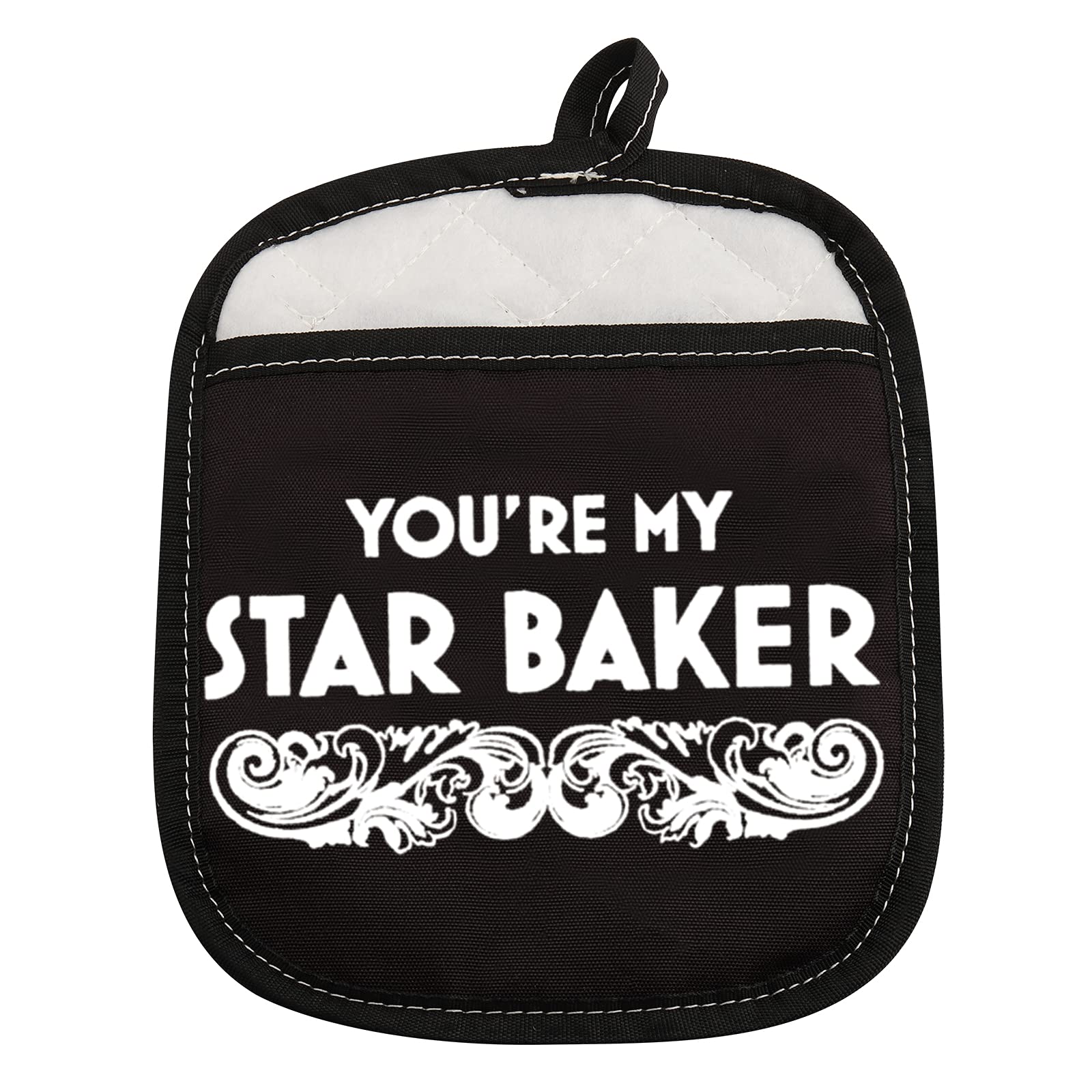 ZJXHPO You’re My Star Baker Pot Holder Baking Gift Oven Pads Pot Holder for for Cooking or Baking (Star Baker)