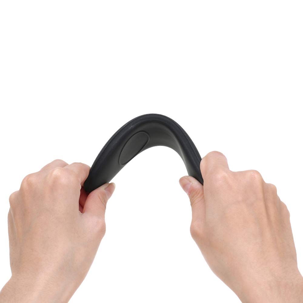 Yuyeran Silicone Hot Handle Holder Non-Slip Pot Iron Grip Sleeve Cover for Kitchen Home (Black)