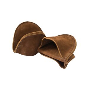 leather pot holder mini oven mitt oven cooking pinch grips (2-pack) handmade by hide & drink :: swayze suede