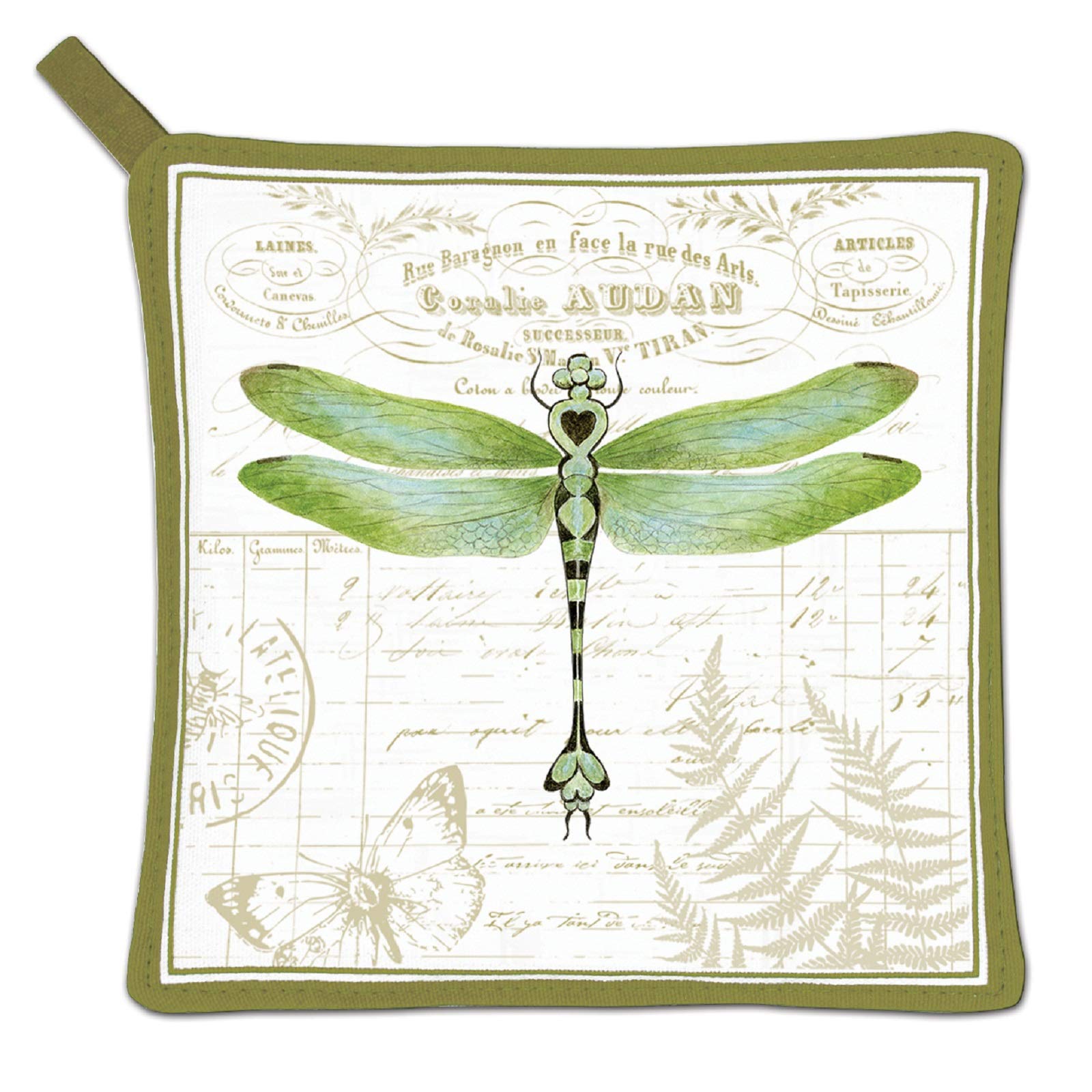 Alice's Cottage Dragonfly Potholder