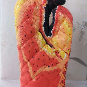 Aitian Lobster Claw Oven Mitts - Heat Resistant BBQ Oven Gloves, Set of 2, Quilted Cotton, Designed for Light Duty Use (Gloves-01)