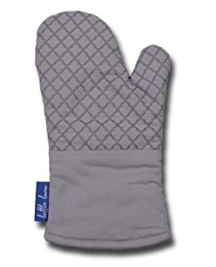 little lana arabesque silicone oven mitts, gray