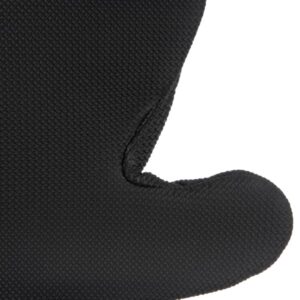 San Jamar Ultigrip Oven Mitt with Heat and Cold Protection for Cooking, Bakeries, Kitchens, And Restaurants, Neoprene, 17 Inches, Black, 1 Count