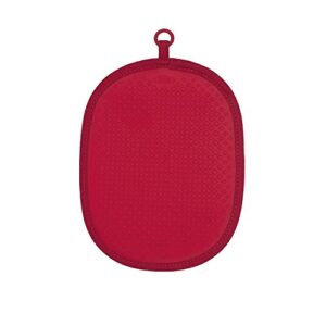 oxo good grips silicone pot holder - red