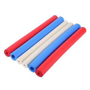 6pcs foam grip tubing, non-slip foam handle sleeve foam support grip tubing collision handle cover provides wider larger grip pipe tool for utensils, pens, pencils, toothbrushes