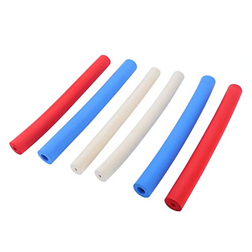 6Pcs Foam Grip Tubing, Non-slip Foam Handle Sleeve Foam Support Grip Tubing Collision Handle Cover Provides Wider Larger Grip Pipe Tool for Utensils, Pens, Pencils, Toothbrushes