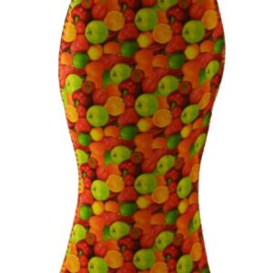 Heat Resistant Neoprene Oven Mitt with Fruit Pattern