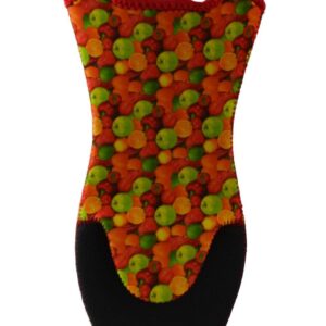 Heat Resistant Neoprene Oven Mitt with Fruit Pattern