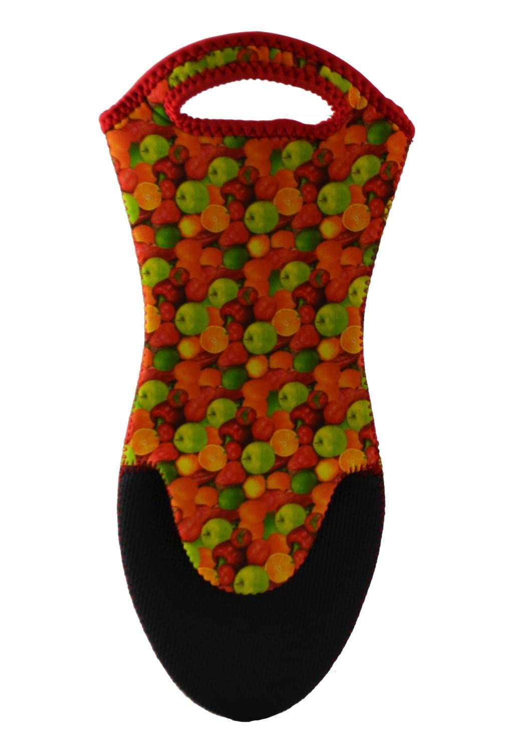 Heat Resistant Neoprene Oven Mitt with Fruit Pattern