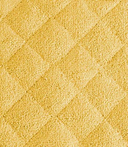 DII Basic Terry Collection 100% Cotton Quilted, Oven Mitt, Yellow, 2 Piece