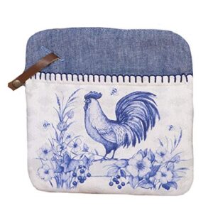 kay dee designs blue rooster pocket mitt