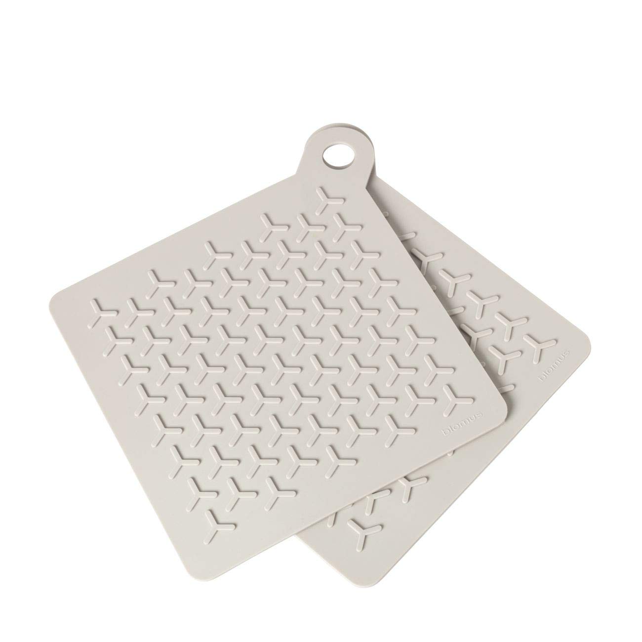 blomus FLIP Silicone Potholder - 2-Pack - Moonbeam/Cream