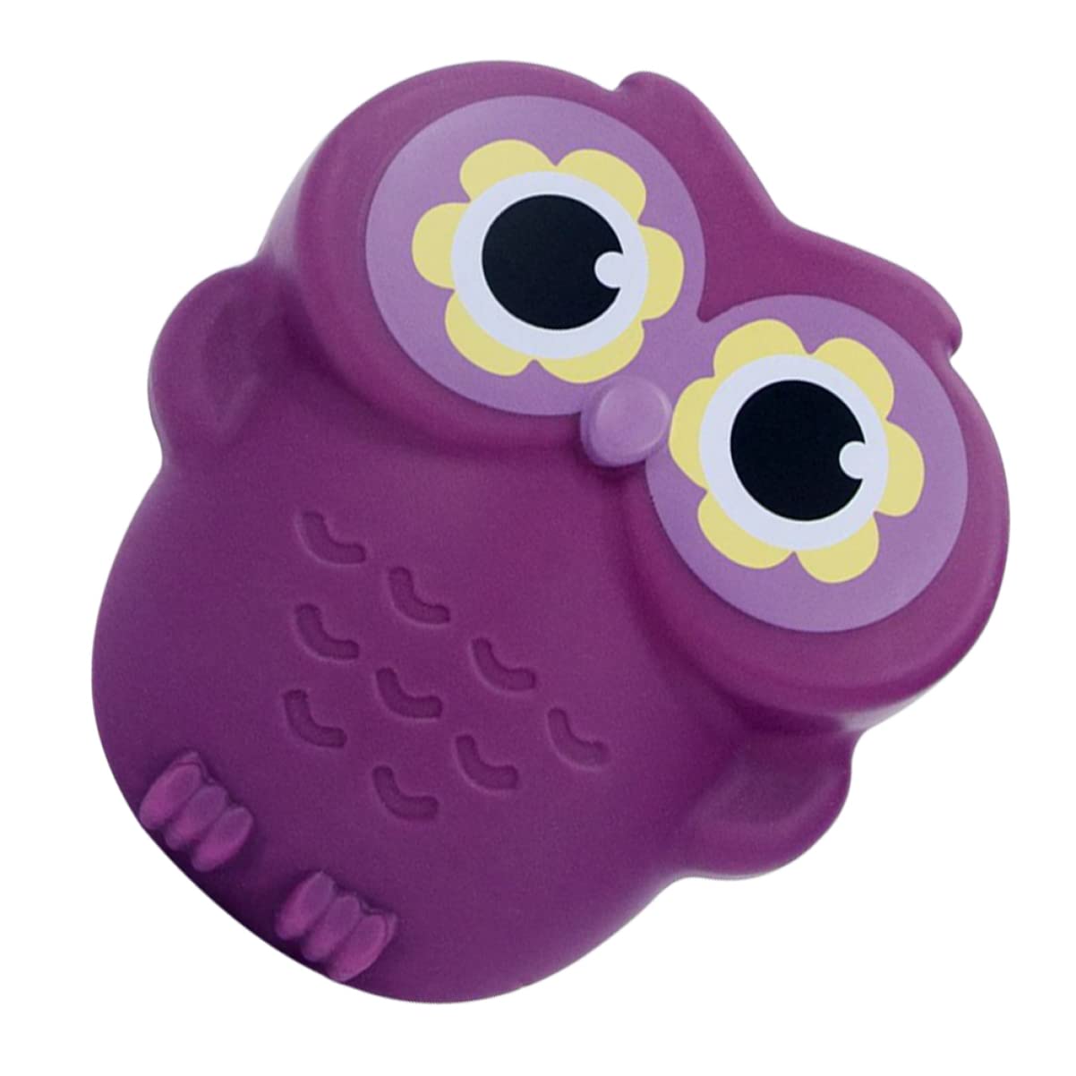 SOLUSTRE 3 Pcs Owl Gloves Microwave Oven Mitt Insulation Pads Mit BBQ Baking Gloves Cute Food Mitten Anti- Skid Silicone Pot Holders Oven Mitts Mini Pinch Purple