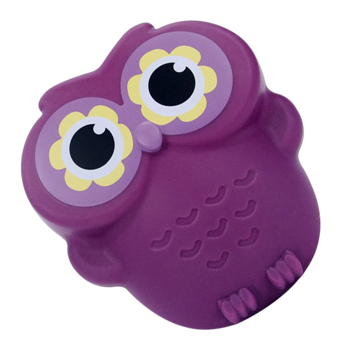 SOLUSTRE 3 Pcs Owl Gloves Microwave Oven Mitt Insulation Pads Mit BBQ Baking Gloves Cute Food Mitten Anti- Skid Silicone Pot Holders Oven Mitts Mini Pinch Purple