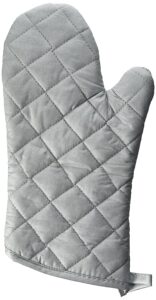 winco ovenmitts, 13", silver