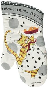 kay dee designs cotton oven mitt, happy cat