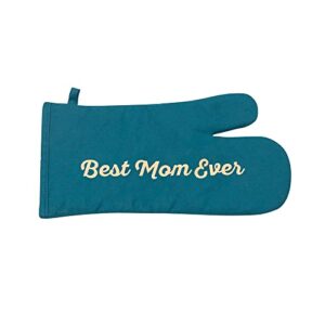 about face designs hilarious say what collection - cotton oven/grill mitt, one size, best mom ever