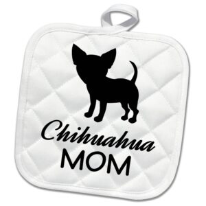 3drose janna salak designs dogs - chihuahua dog mom - potholders (phl_350771_1)