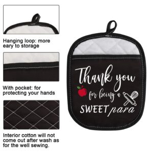 Paraprofessional Appreciation Gift Thank You for Being A Sweet para Oven Pads Pot Holder with Pocket (Sweet para)