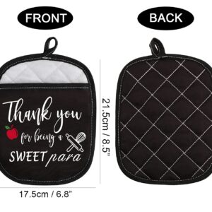 Paraprofessional Appreciation Gift Thank You for Being A Sweet para Oven Pads Pot Holder with Pocket (Sweet para)