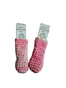 cast iron skillet handle covers - set of 2 - crochet - 00% cotton