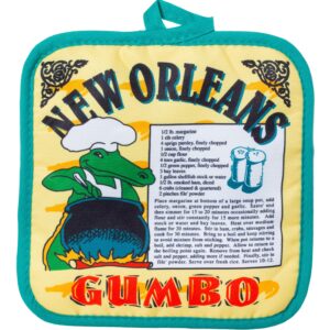 New Orleans Gumbo Recipe Souvenir Pot Holder
