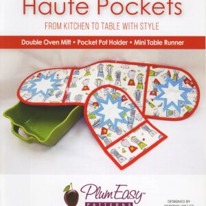 PlumEasy Patterns Haute Pockets Oven Mitt Ptrn