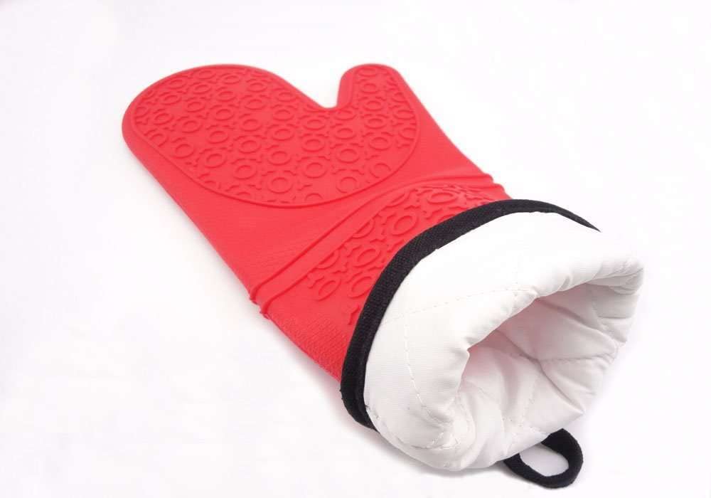 Long Silicone Oven Mitts Set: Featuring Non-Slip Grip, Resistance to Heat, Ease of Cleaning, Perfect for Grilling, Baking, and Various Other Culinary tasks.