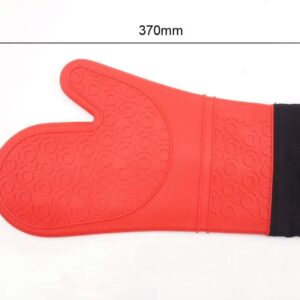 Long Silicone Oven Mitts Set: Featuring Non-Slip Grip, Resistance to Heat, Ease of Cleaning, Perfect for Grilling, Baking, and Various Other Culinary tasks.