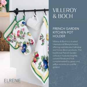 Elrene Home Fashions Villeroy & Boch French Garden Pot Holder, Pot Holder for Kitchen Use, 8"x9"