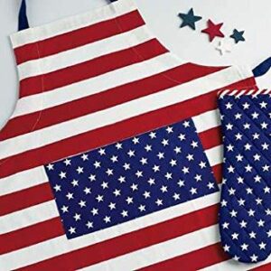 DII Stars & Stripes Printed Oven Mitt, Multi