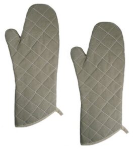 17 inch flame resistant oven mitts set of 2