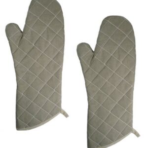 17 Inch Flame Resistant Oven Mitts Set of 2