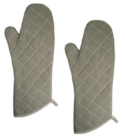 17 Inch Flame Resistant Oven Mitts Set of 2