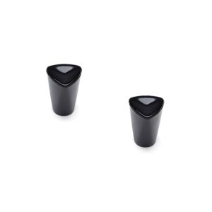 tops fitz-all replacement pot knobs, tall, set of 2,black