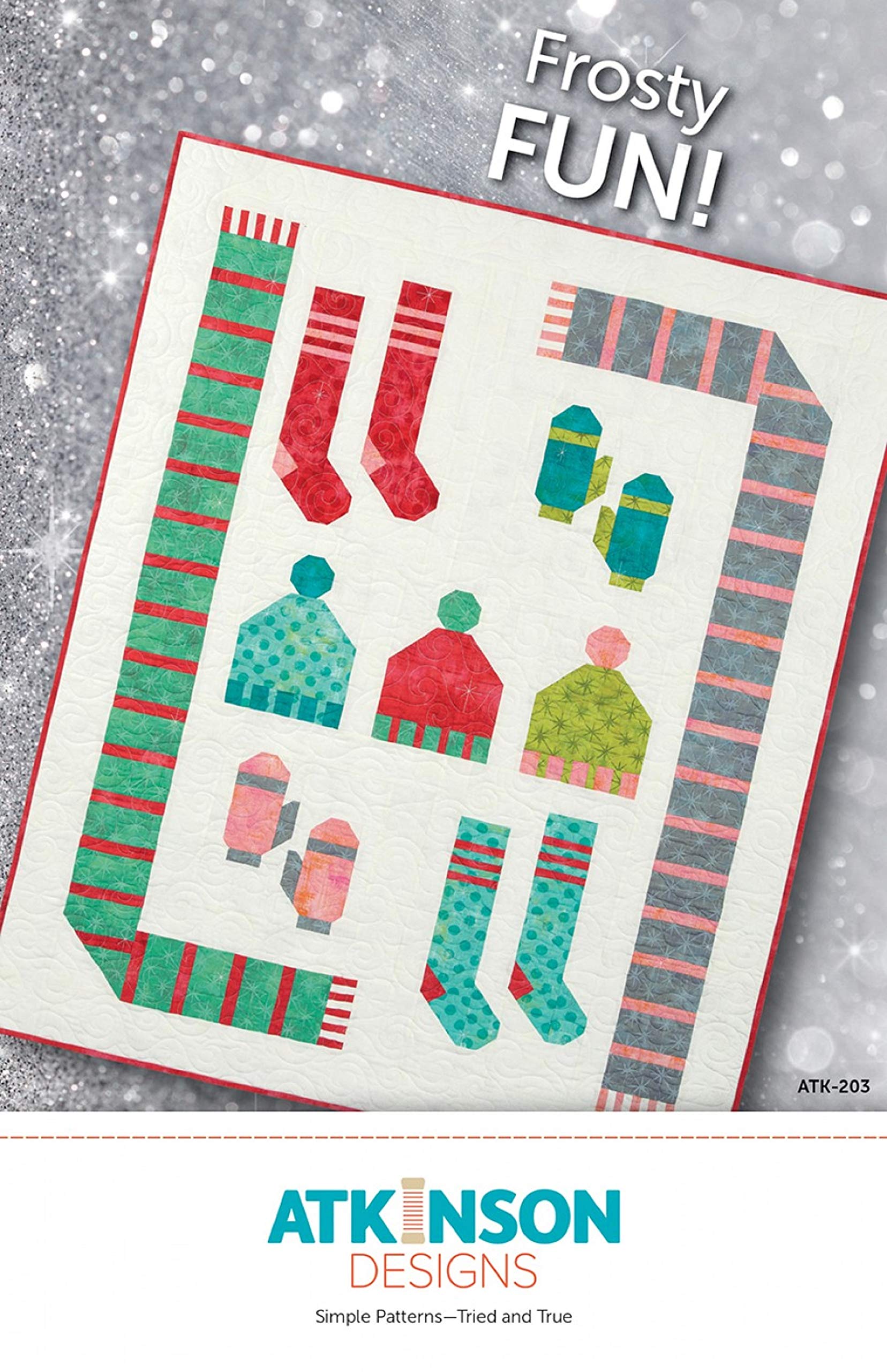 Atkinson Designs Frosty Fun Quilt Pattern by Atkinson designs