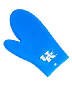 fanpan masterpieces game day ncaa kentucky wildcats - team logo silicone grill glove/oven mitt, dishwasher safe