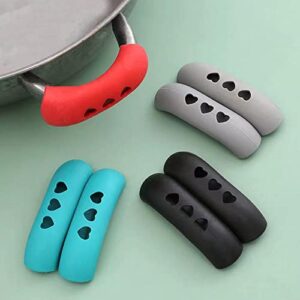 silicone pan handle cover,silicone assist handle holder grip,pot grip handle cover sleeve grip,pot handle holder for cast iron woks,pans,griddles,skillets,plates