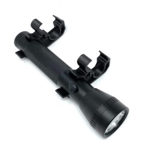 eccp flashlight holder for 18-21 jeep wrangler jl unlimited and gladiator jt with led flashlight